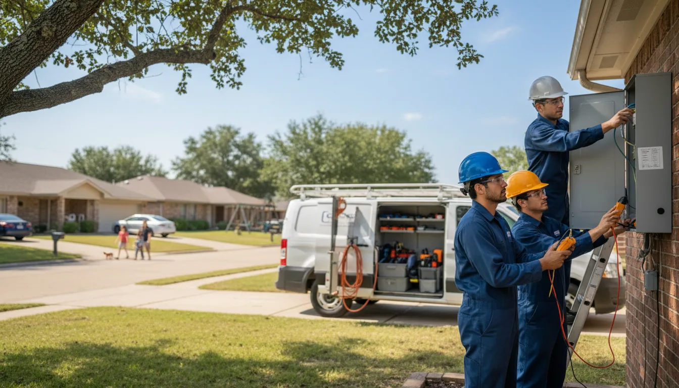 Certified electrician providing emergency electrical services in Deville, LA